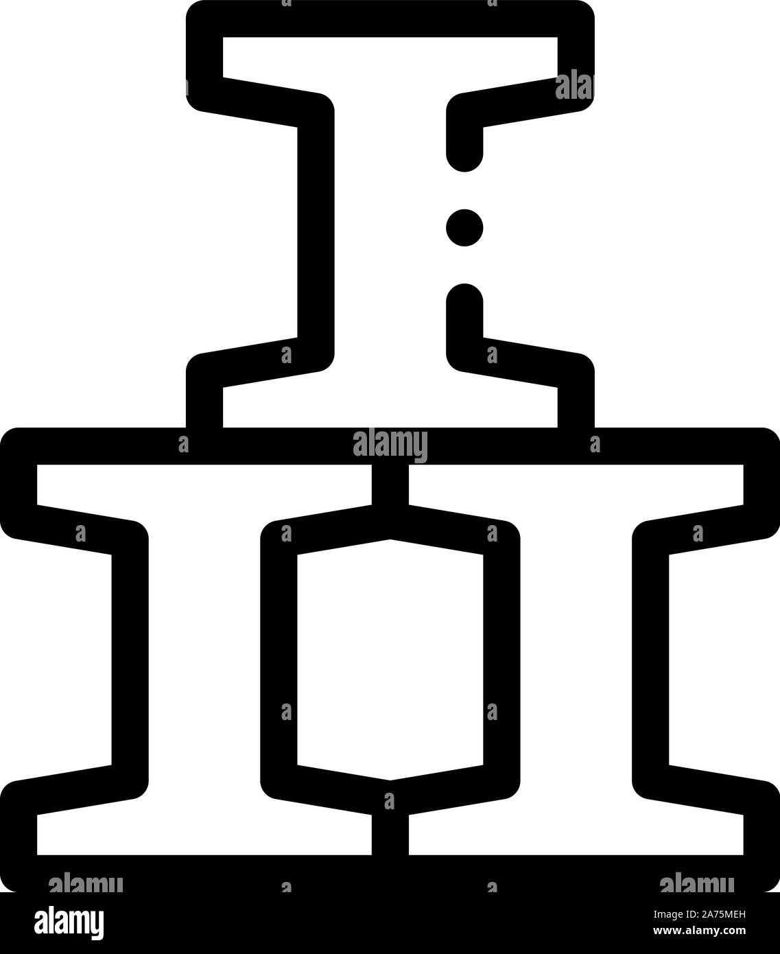 Railroad Metallurgical Icon Vector Illustration Stock Vector