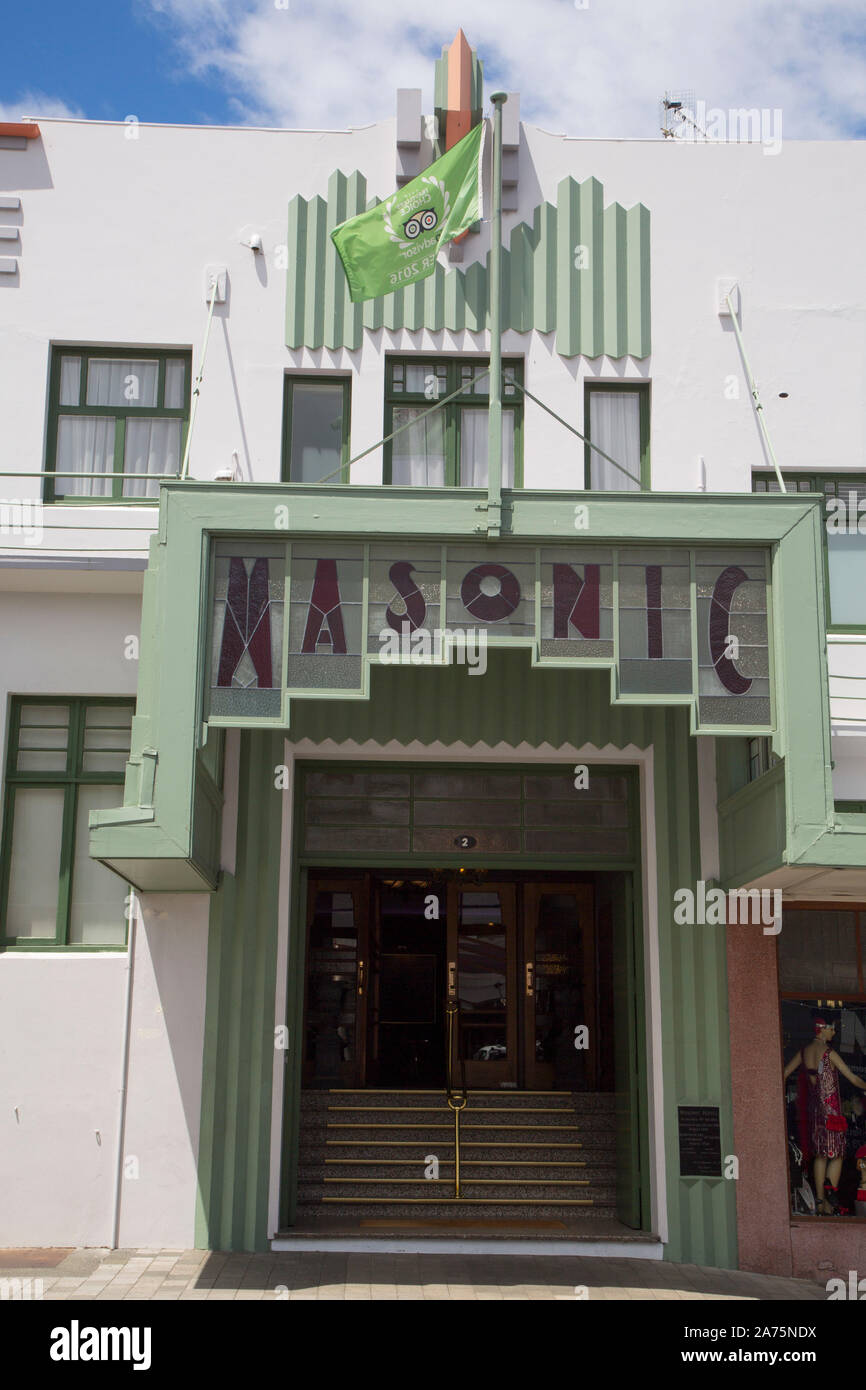 Art deco napier masonic hotel hires stock photography and images Alamy