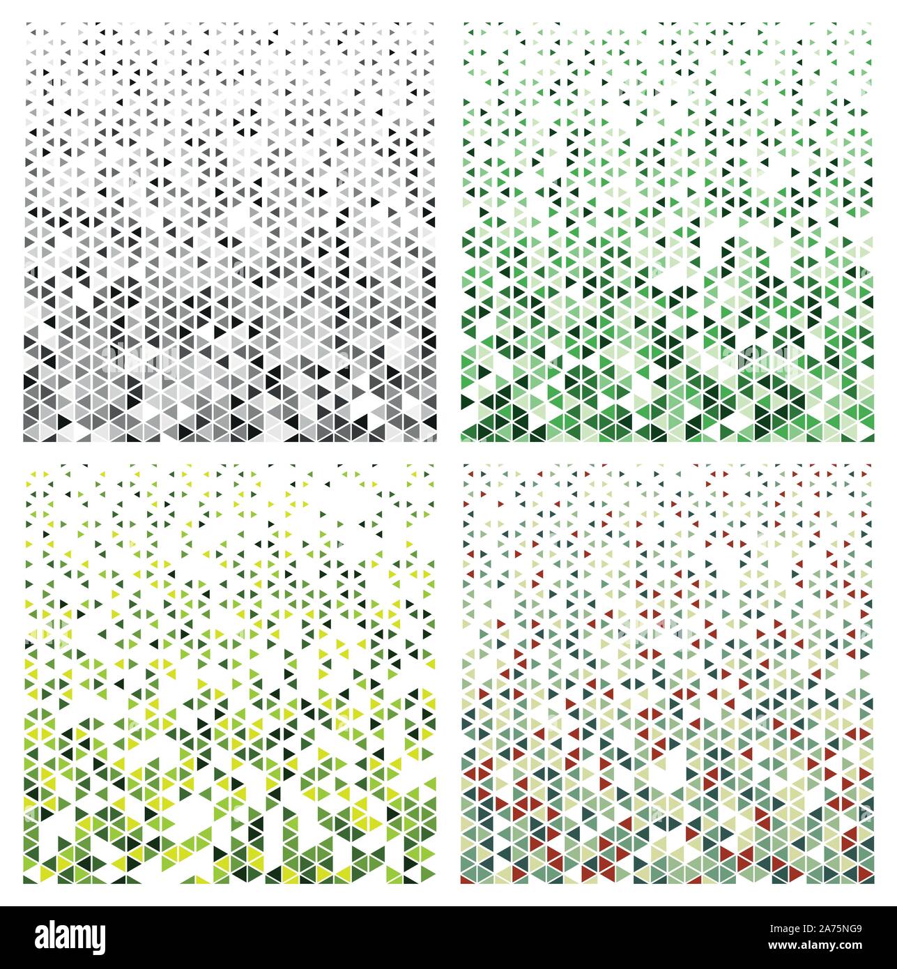 Hexagonal Halftone Pattern. Abstract vector background with triangles ...