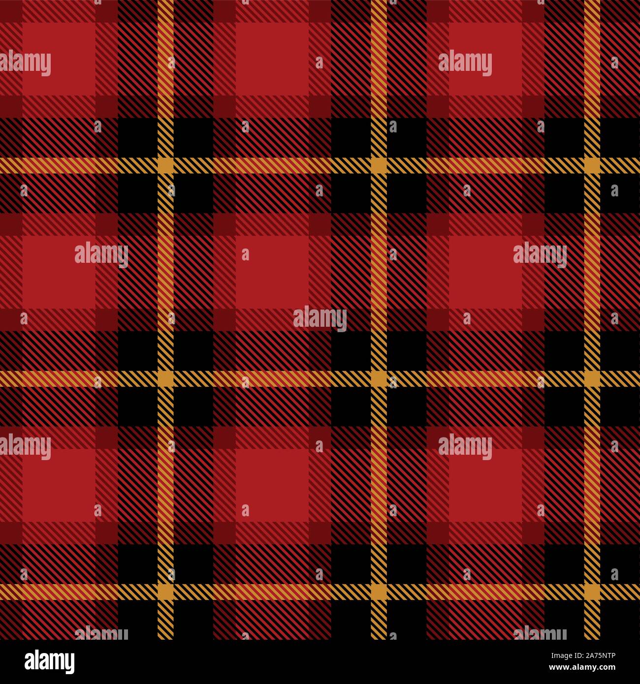 Scottish cell fabric. Tartan seamless pattern. Pattern in a cell Stock Vector