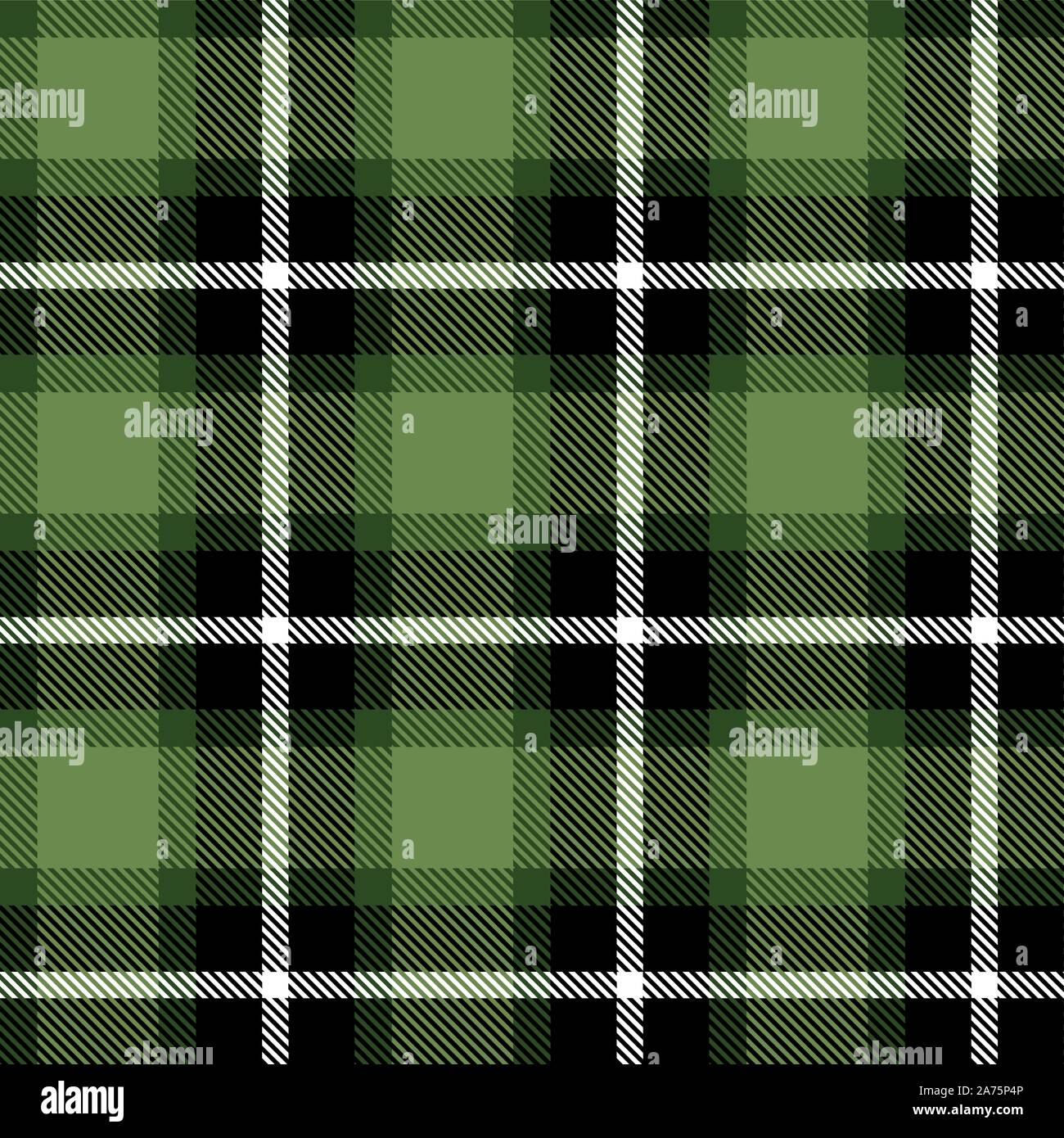 Scottish cell fabric. Tartan seamless pattern. Pattern in a cell Stock Vector