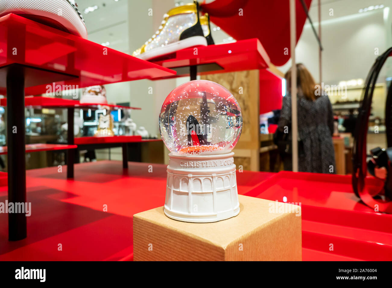 Christian Louboutin boutique within the new Nordstrom Department Store on  West 57th Street in Midtown Manhattan