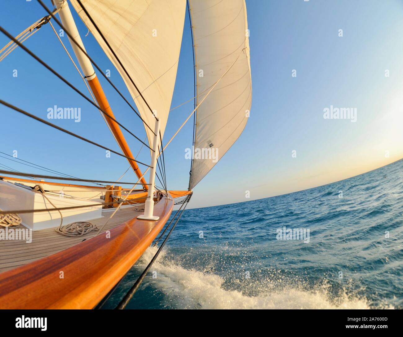 Sailing ship breaking waves hires stock photography and images Alamy