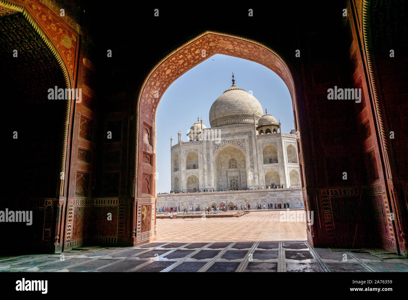 Taj Mahal An Ivory white Marble Mausoleum On The South Bank Of The taj-mahal-an-ivory-white-marble-mausoleum-on-the-south-bank-of-the