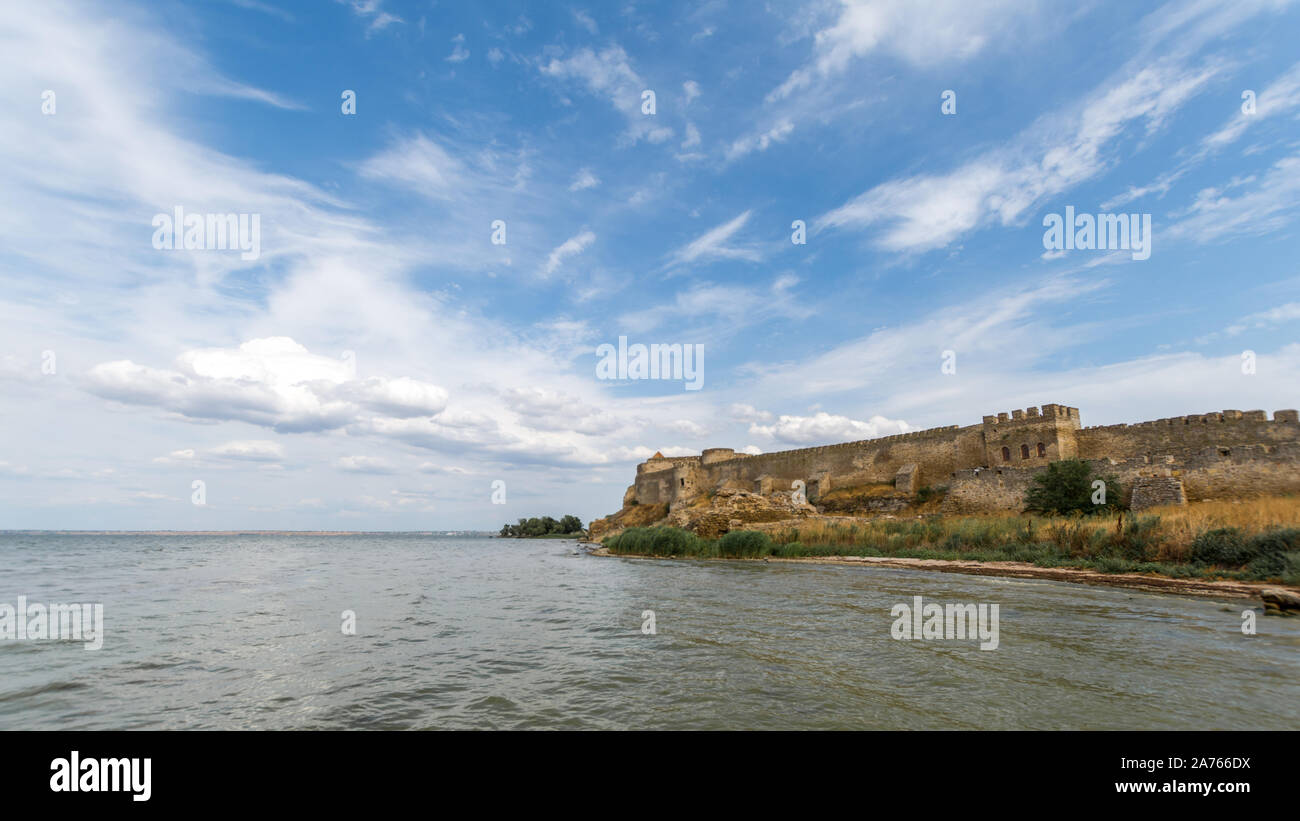 Ukraine - July 23, 2019: old fortress in belgorod-dniester, also known as akkerman or cetatea alba Stock Photo