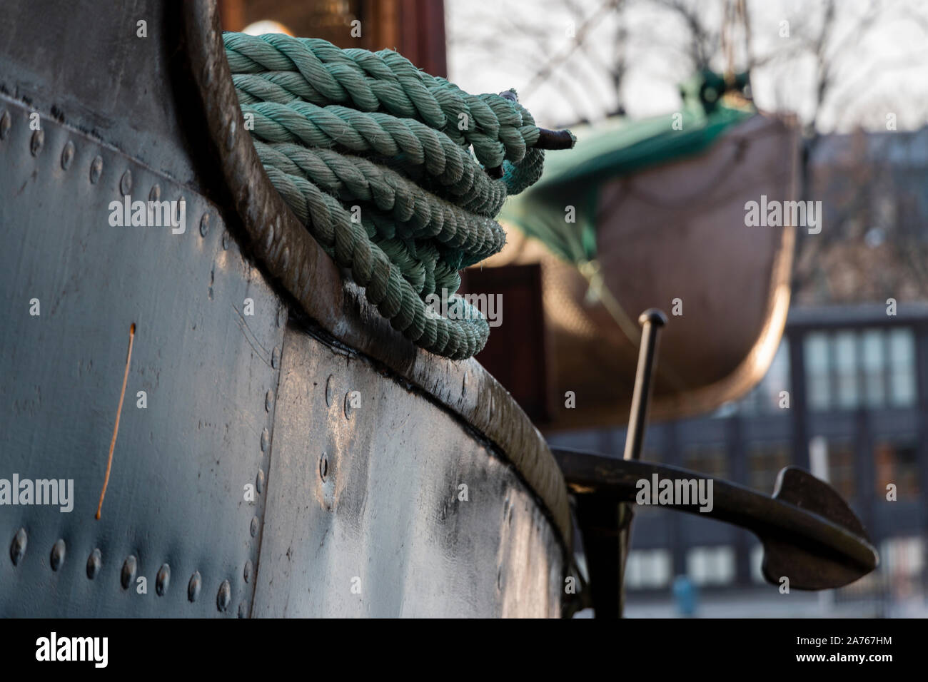 Fishing boat rope hi-res stock photography and images - Alamy