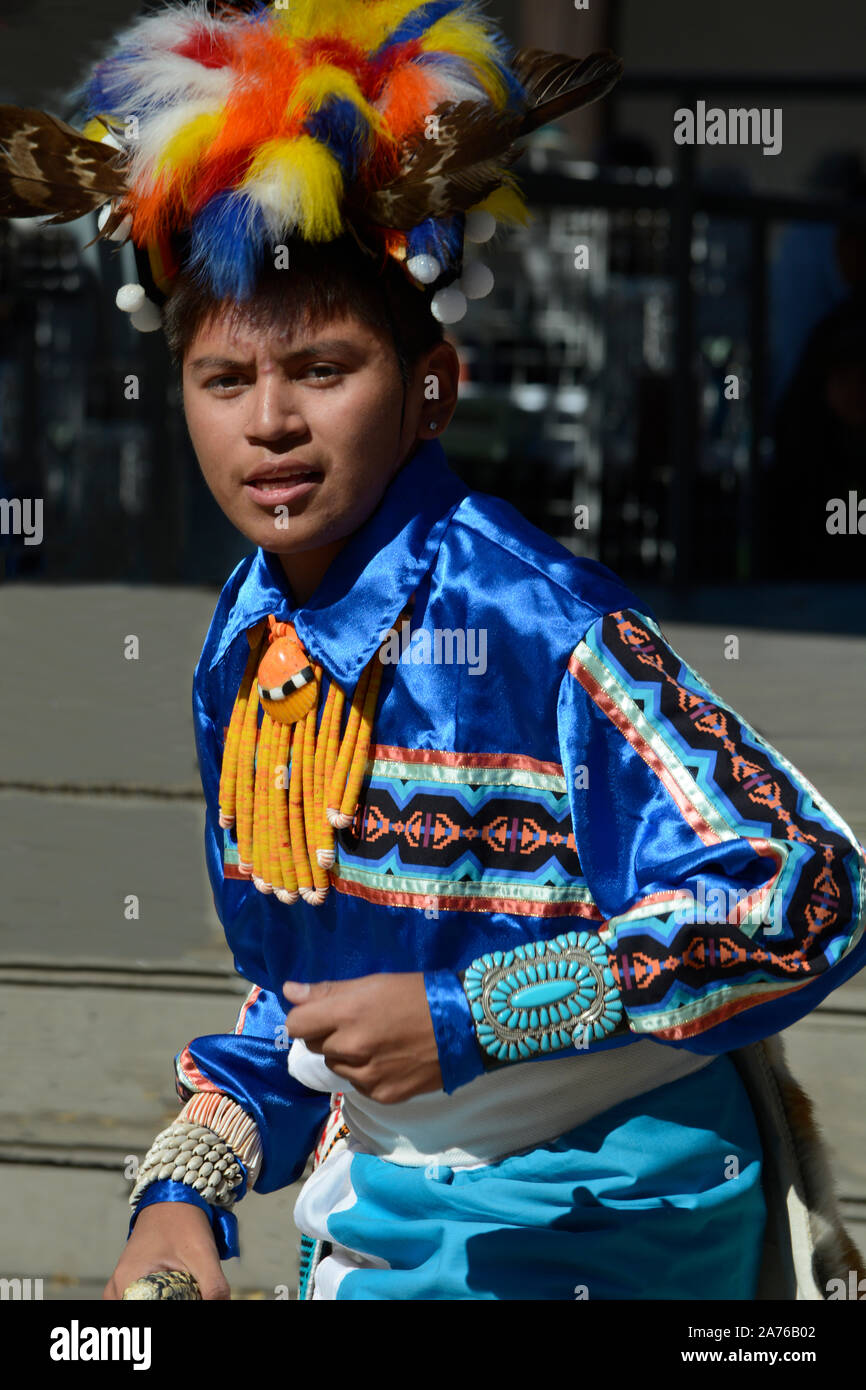 Members of the Kallestewa Dance Group from Zuni Pueblo in New Mexico
