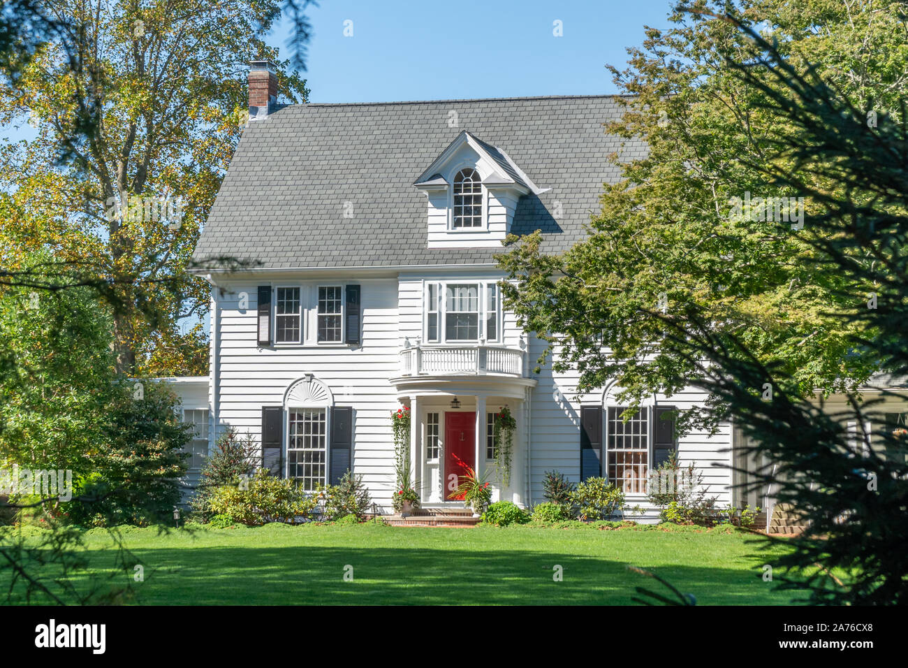 KINGSTON, RI/USA SEPTEMBER 26, 2019 President's House on the campus