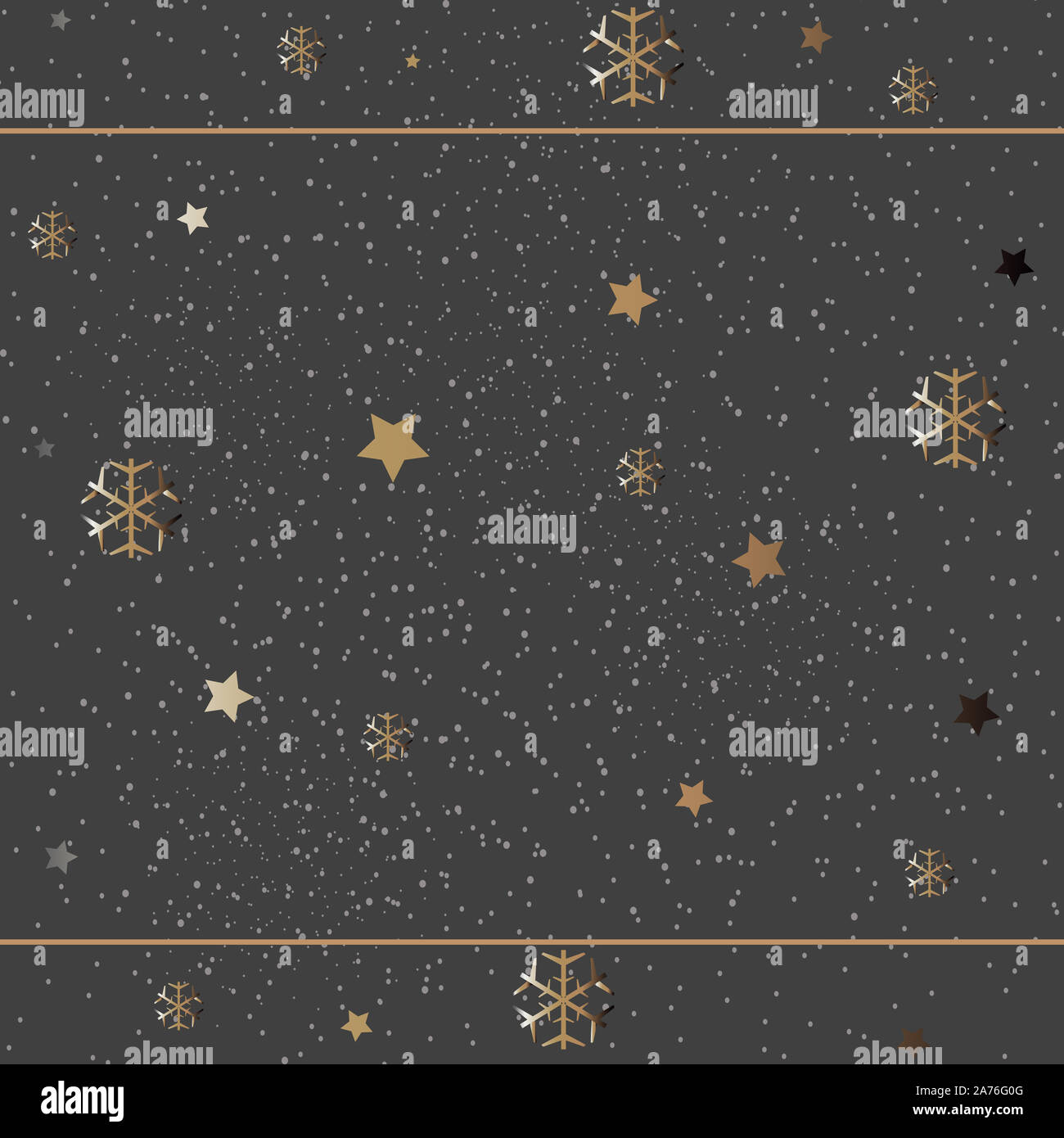 Abstract Seamless Pattern with golden elements. vector Illustration ...
