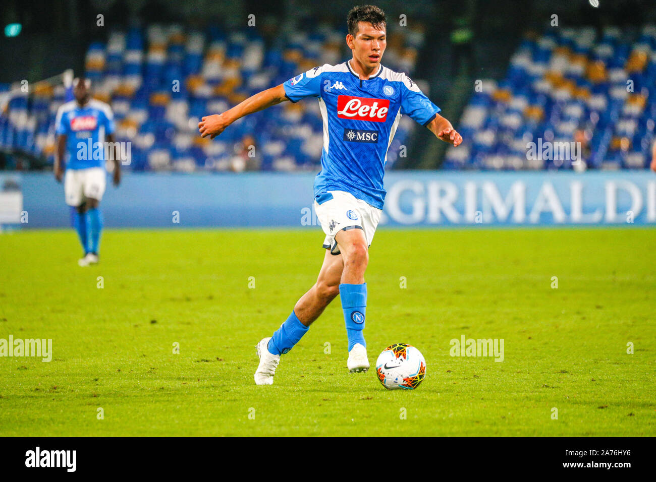 Naples, Campania, Italy. 30th Oct, 2019. During Football match SSC Napoli  vs FC Atalanta on October 30, 2019 at the San Paolo stadium in Naples.In  picture lozano Credit: Fabio Sasso/ZUMA Wire/Alamy Live