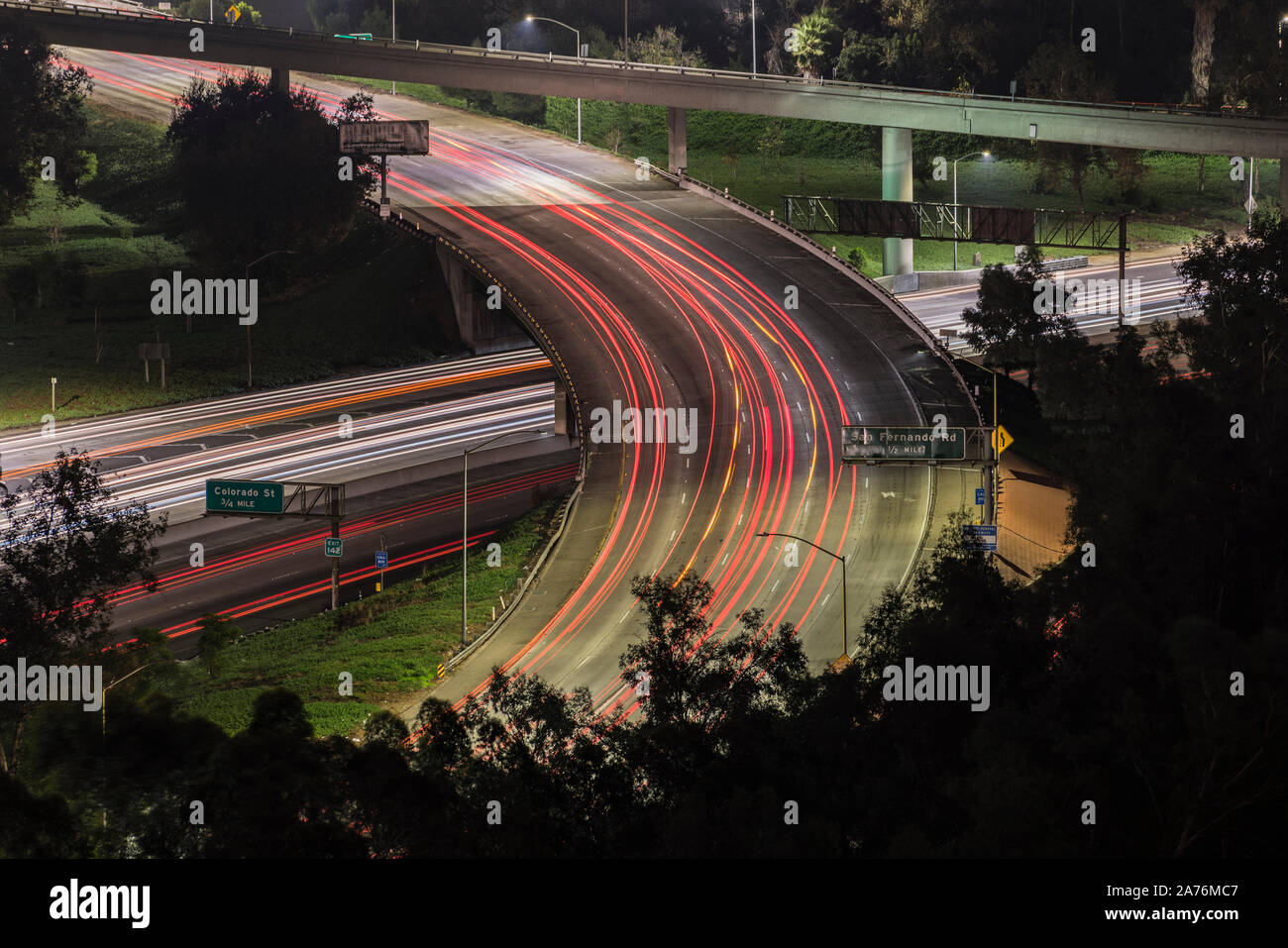 Interstate 5 los angeles hi-res stock photography and images