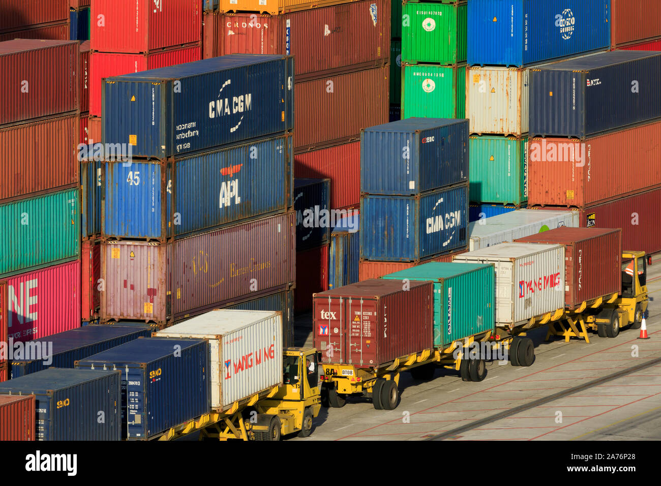 Container Port, Dublin, County Dublin, Ireland Stock Photo Alamy