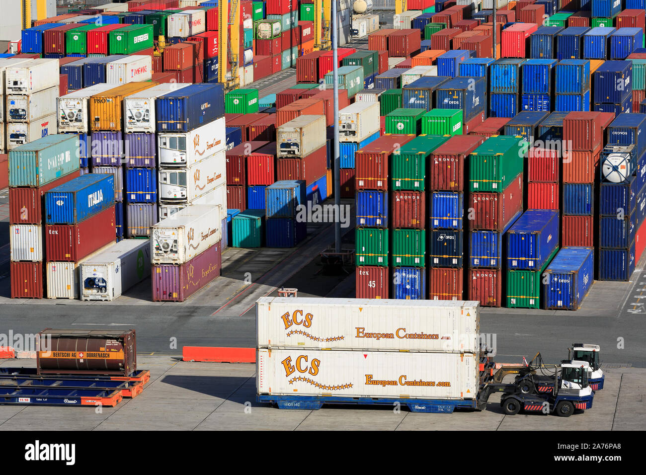 Container Port, Dublin, County Dublin, Ireland Stock Photo Alamy