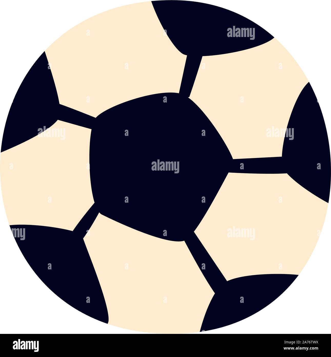 soccer ball sport on white background vector illustration design Stock ...
