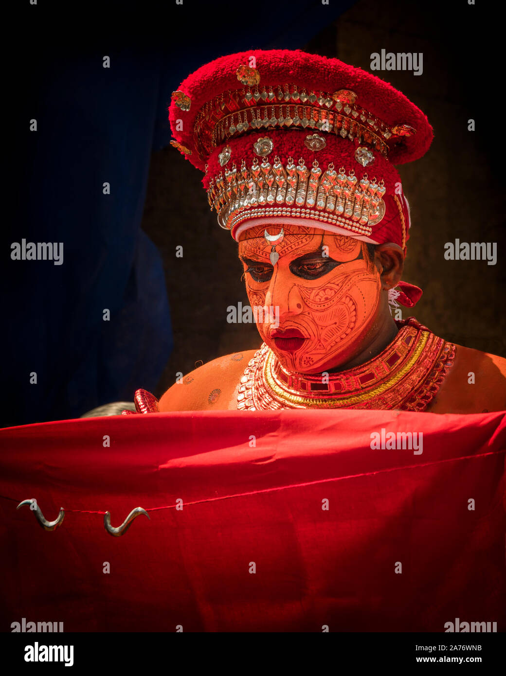 Theyyam dancer Stock Photo