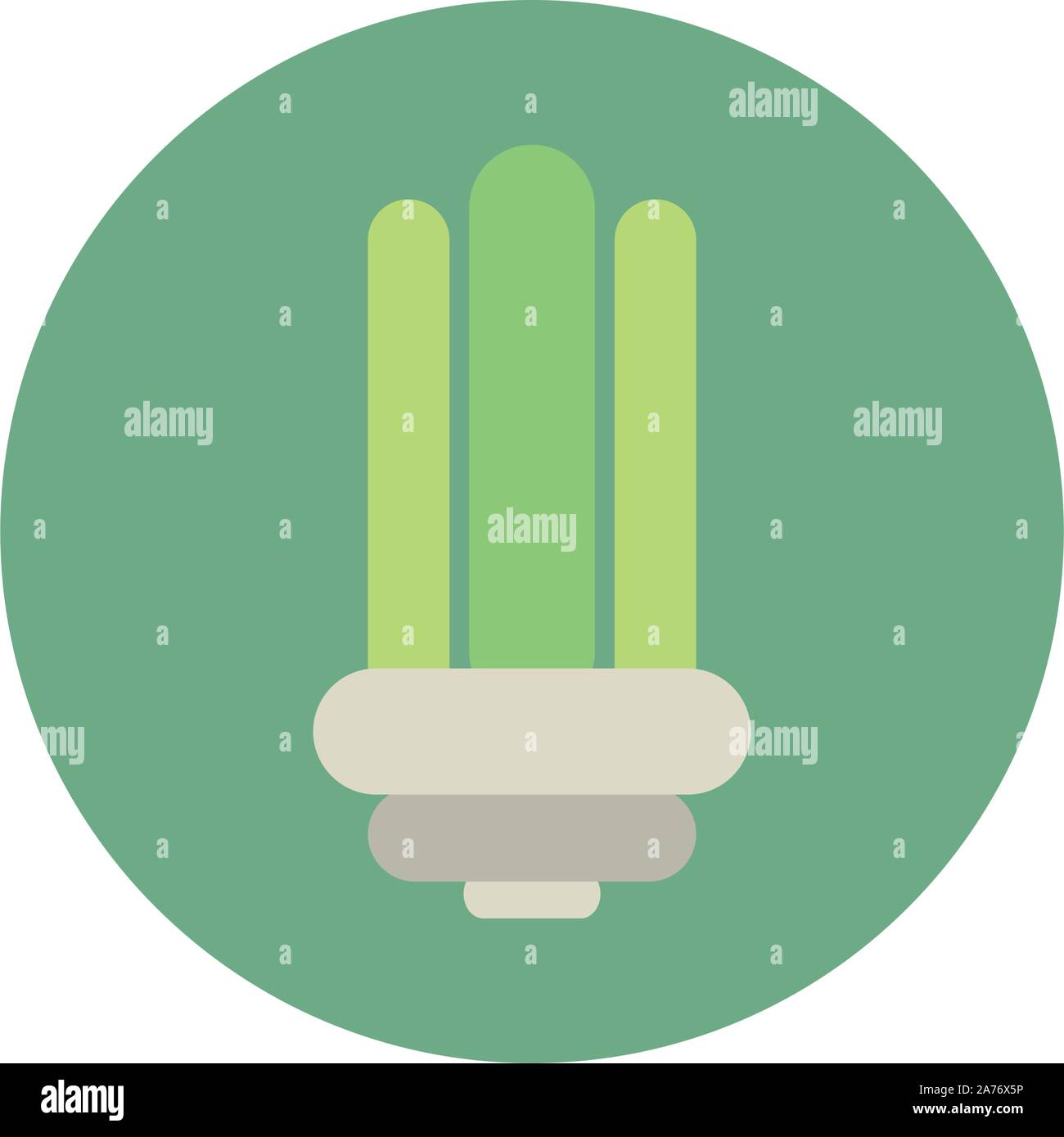 ecological light bulb green energy block icon vector illustration Stock ...