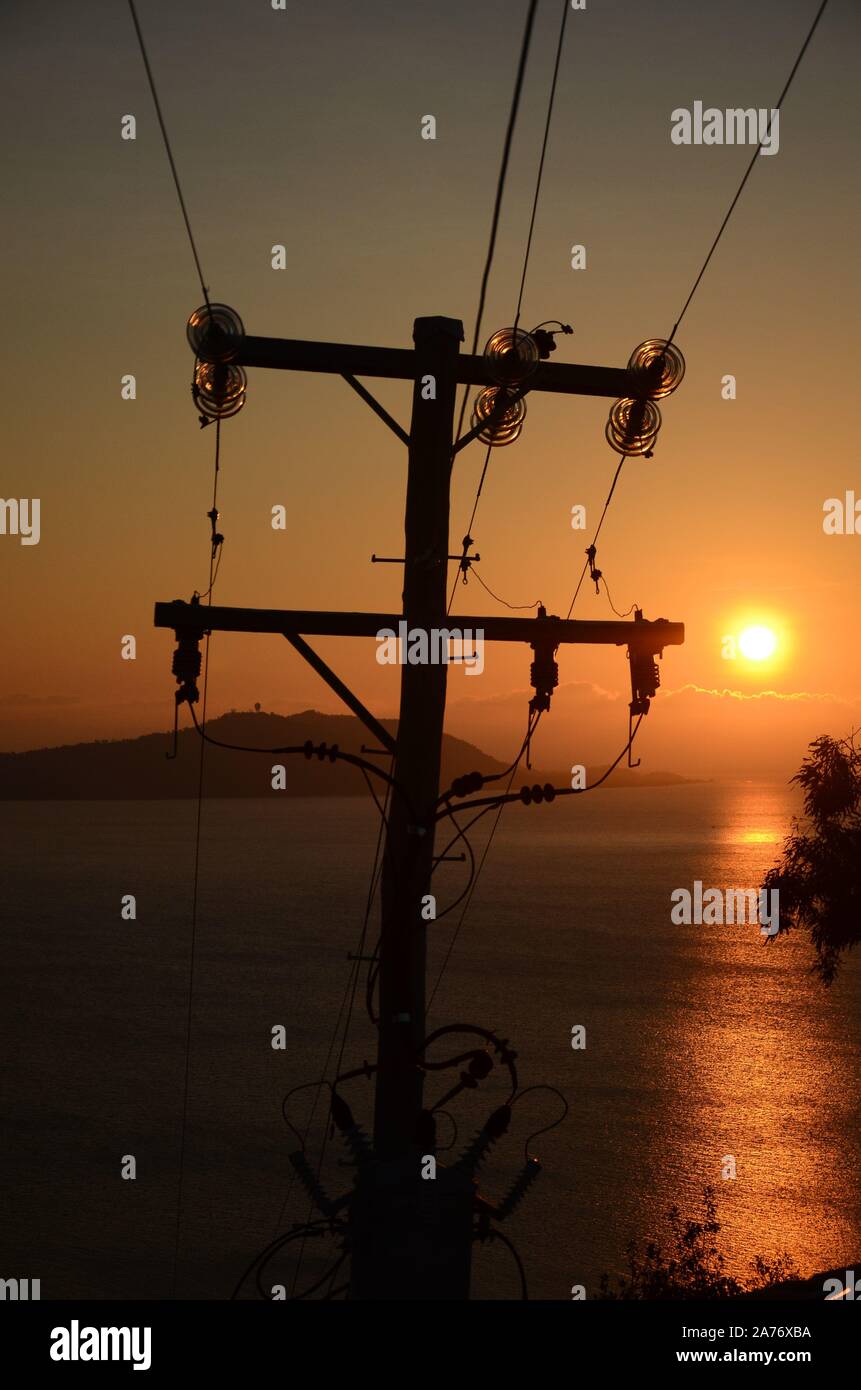 Australia, electrical power lines Stock Photo Alamy