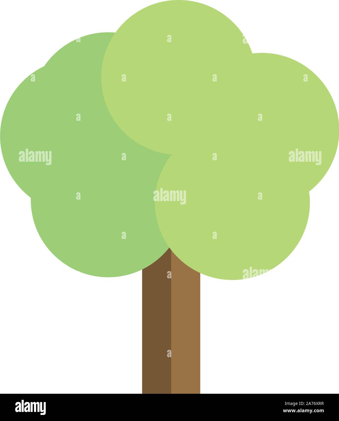 tree forest environment green energy icon vector illustration Stock ...