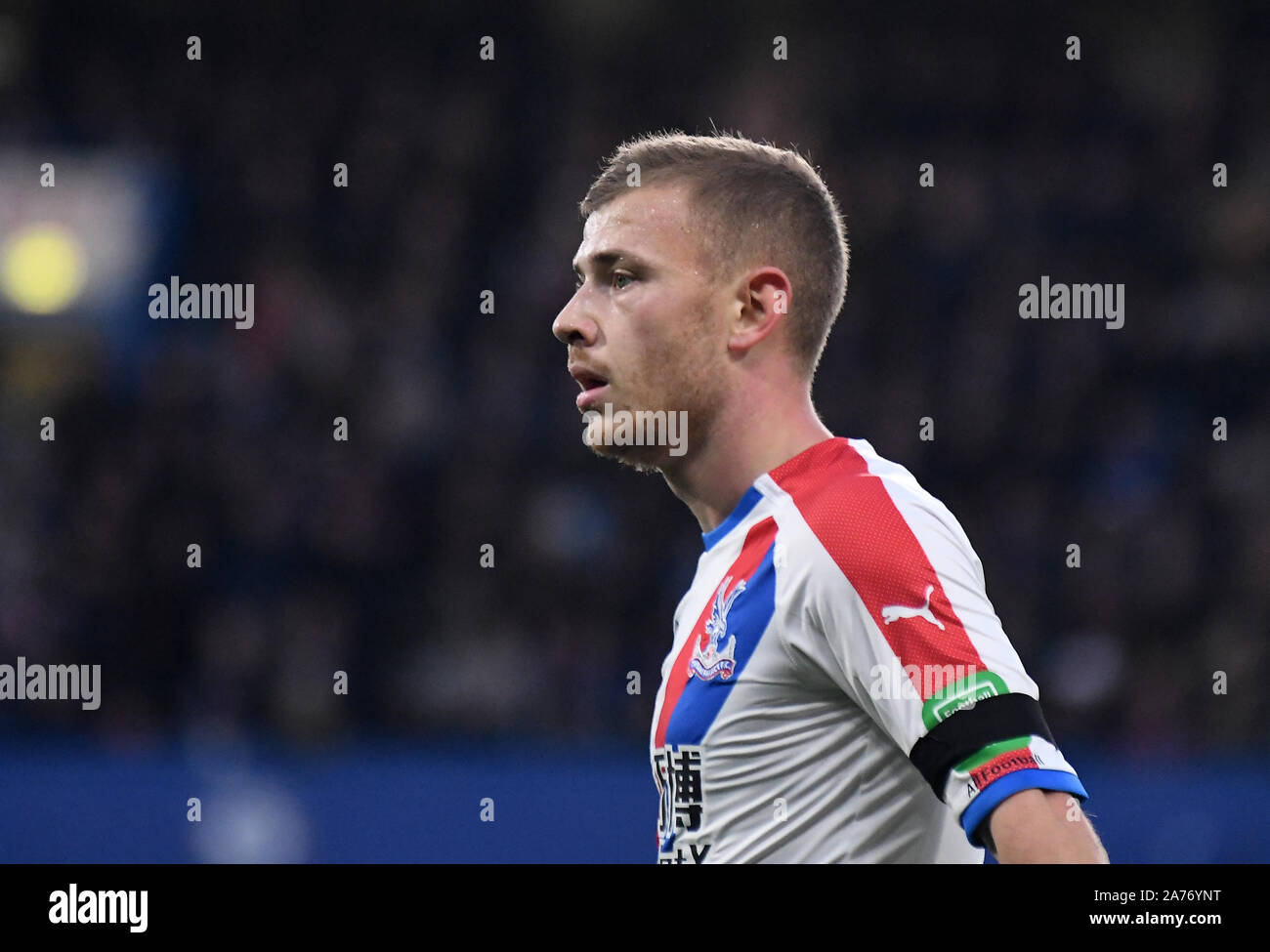 LONDON, ENGLAND - NOVEMBER 4, 2018: Max Meyer of Palace pictured during the 2018/19 Premier League game between Chelsea FC and Crystal Palace FC at Stamford Bridge. Stock Photo