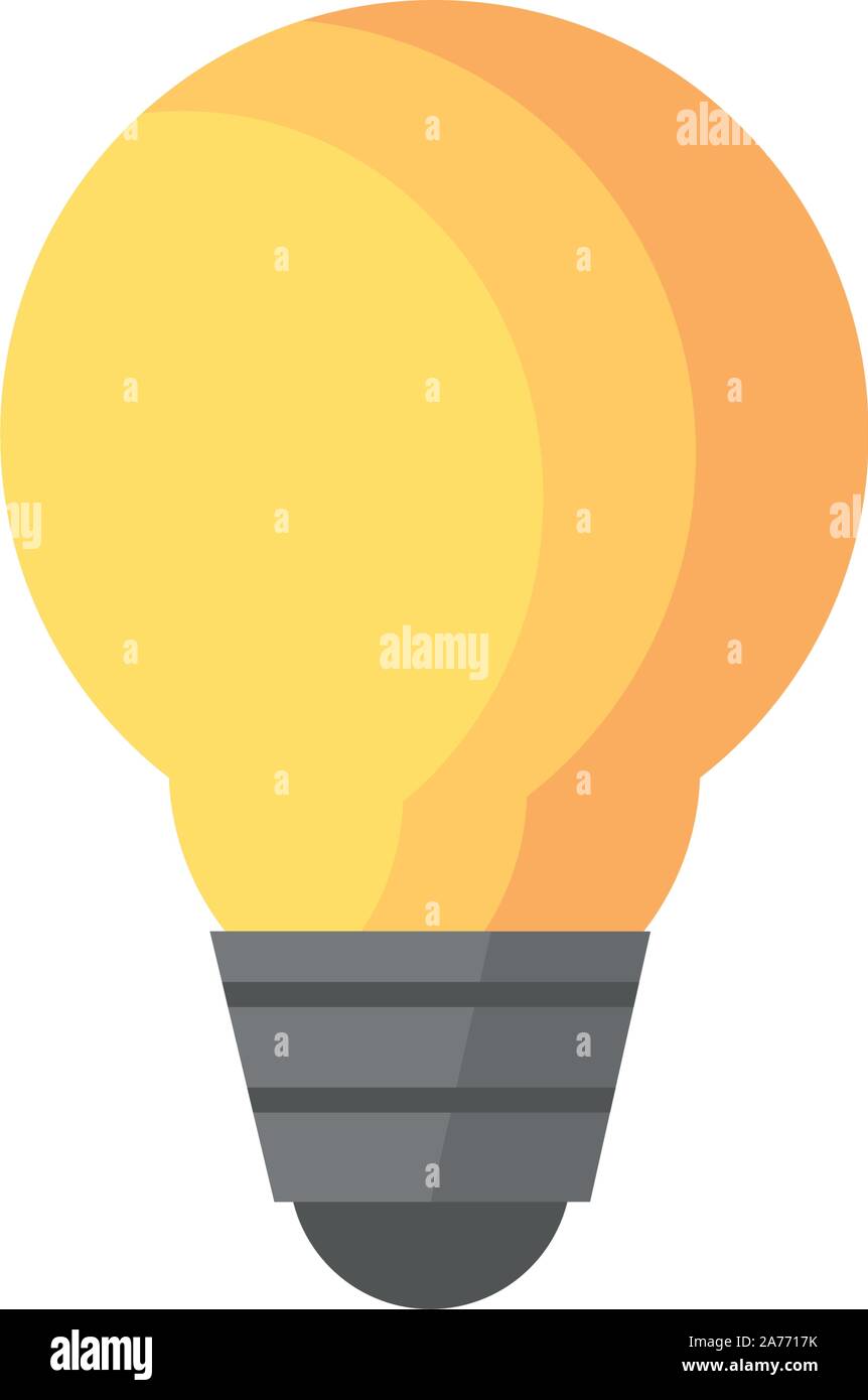 bulb idea school and education icon vector illustration Stock Vector ...