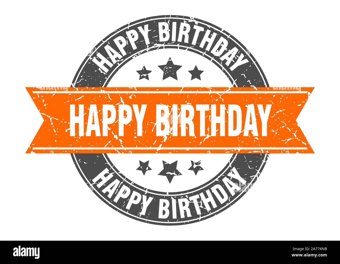 happy birthday stamp. happy birthday round grunge sign. label Stock Vector  Image & Art - Alamy