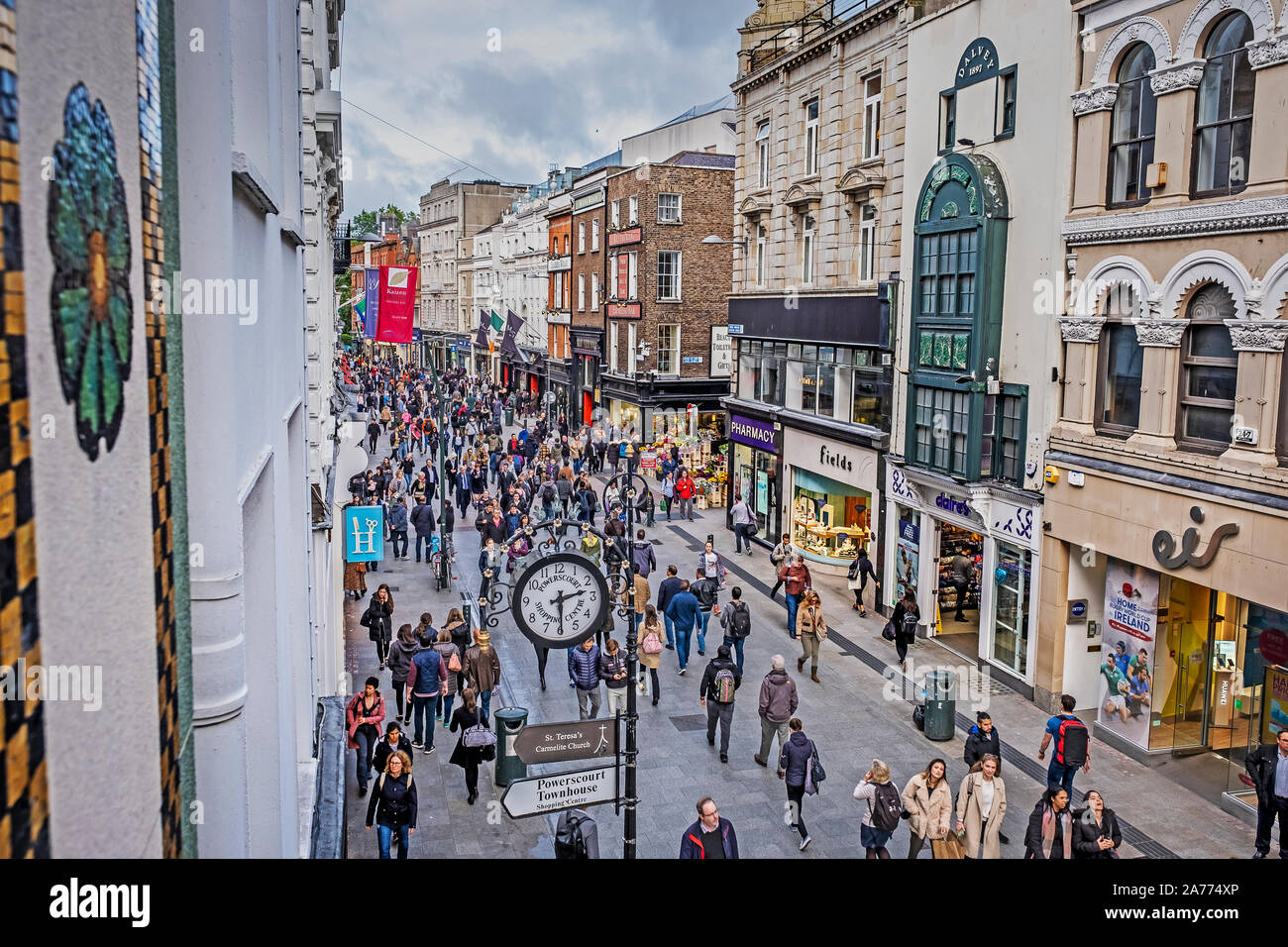Grafton Street, Dublin, Ireland Stock Photo Alamy
