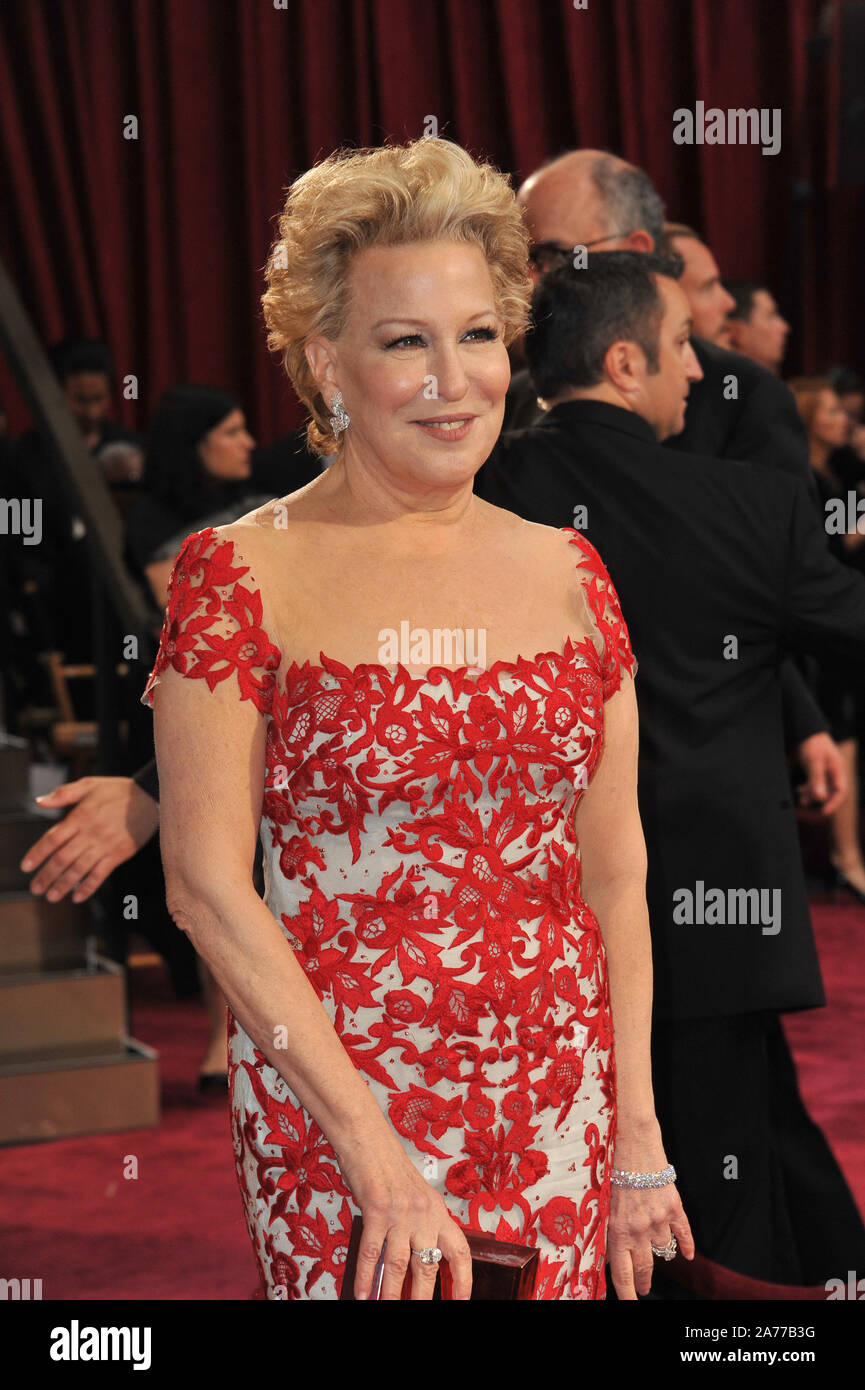 LOS ANGELES, CA - MARCH 2, 2014: Bette Midler at the 86th Annual