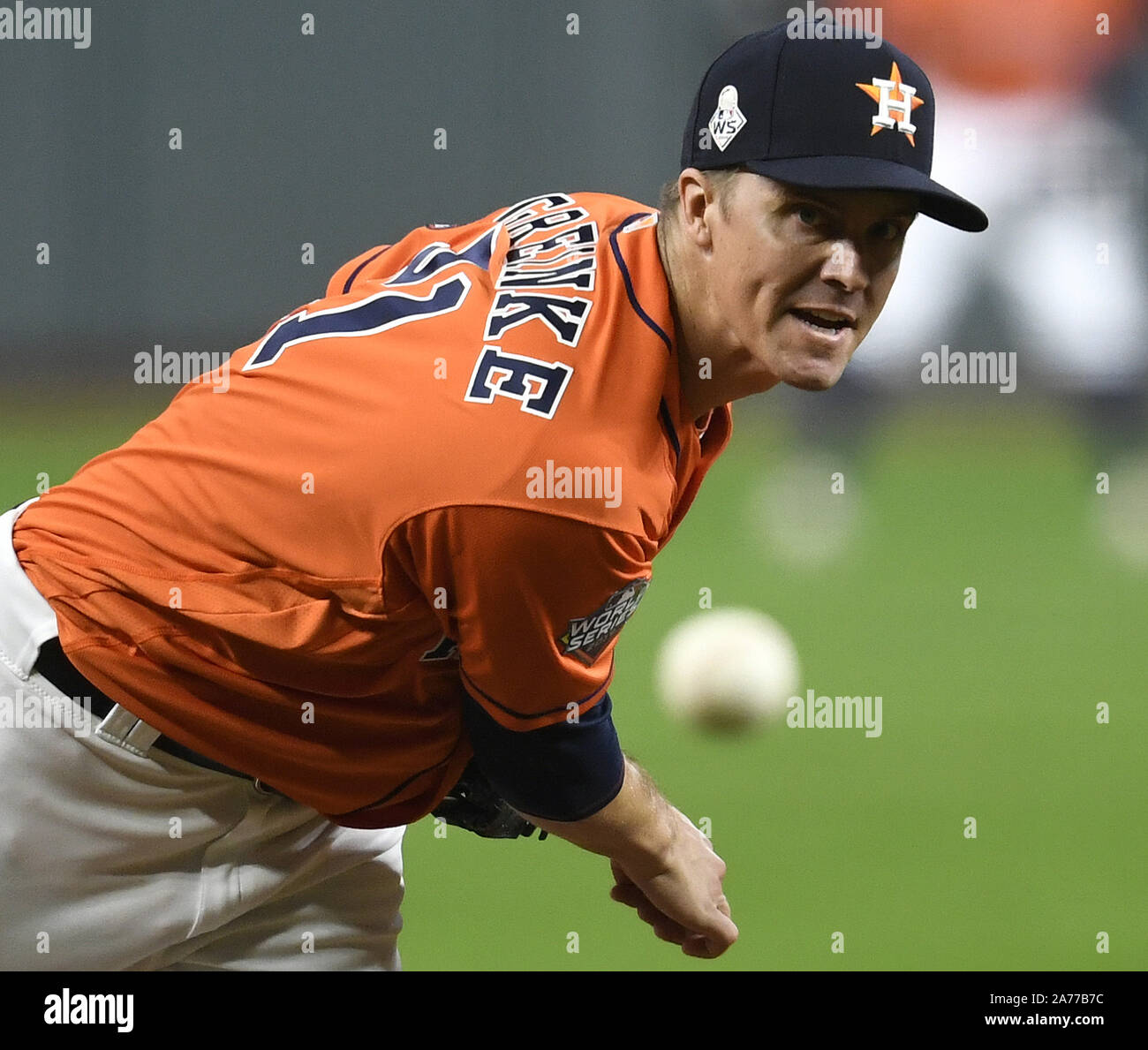 Zack Greinke Houston Astros 2019 Postseason Baseball Jersey — Ecustomily