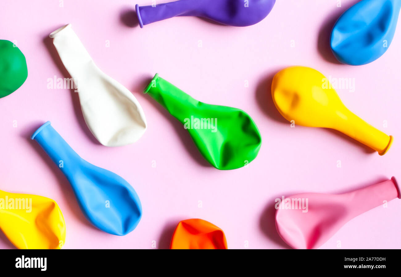 Colorful balloons background. Stock Photo