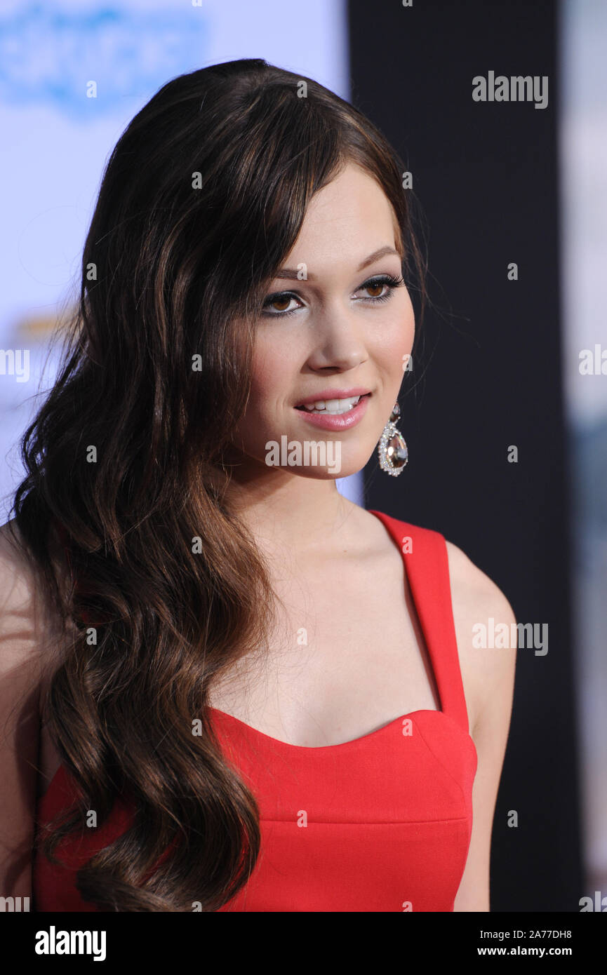 LOS ANGELES, CA - MARCH 13, 2014: Kelli Berglund at the world premiere