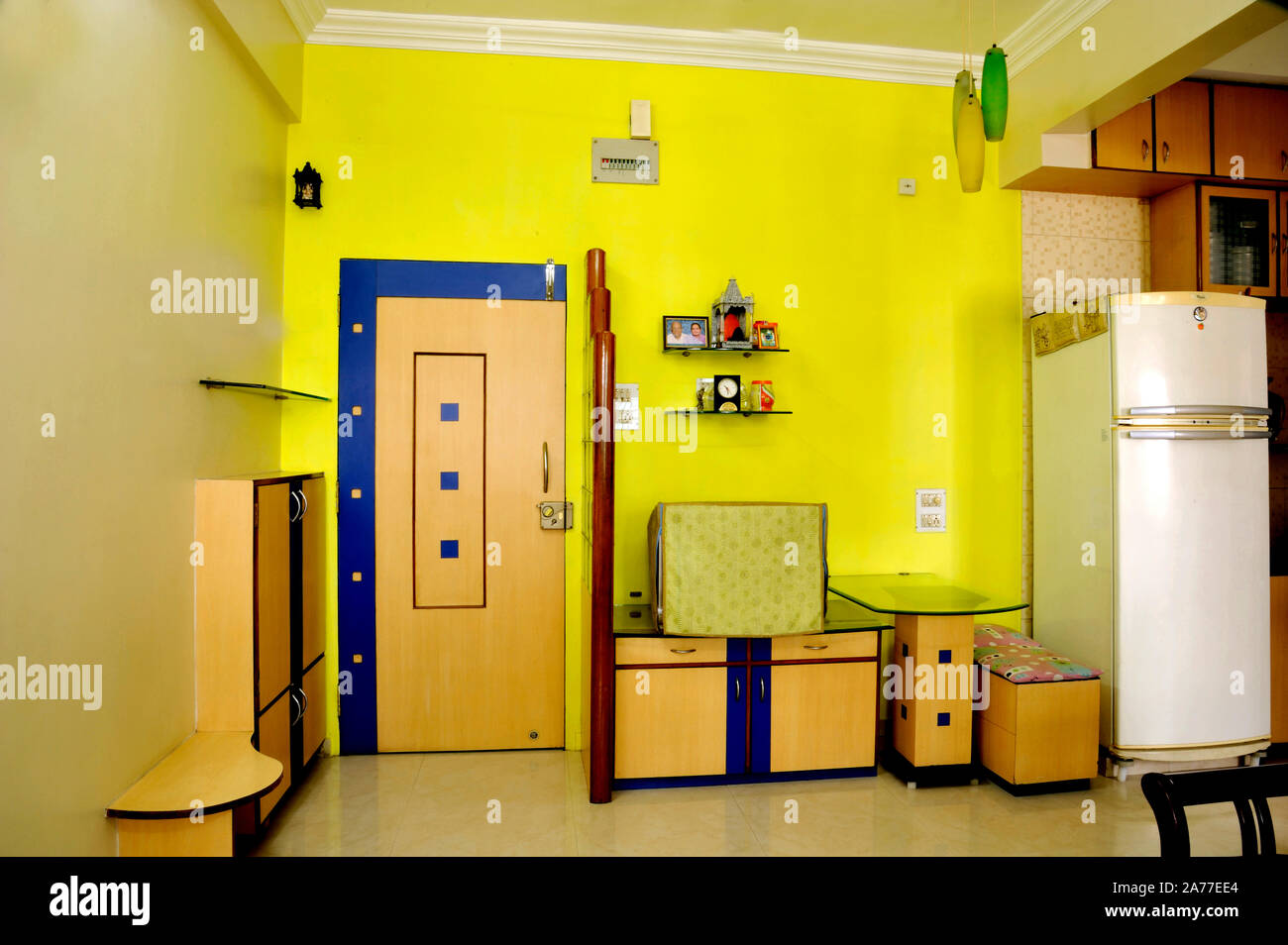 Interior living room house mumbai hires stock photography and images