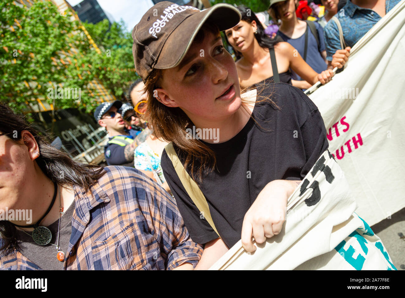 Melbourne, Australia. 31 October, 2019. Climate Change Activists, known ...