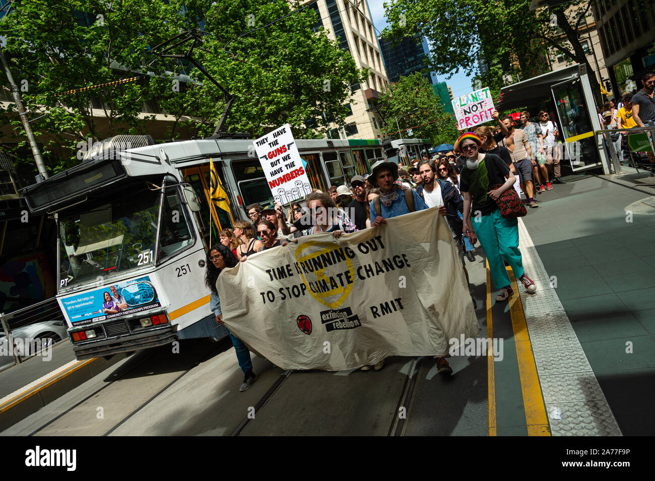 Melbourne, Australia. 31 October, 2019. Climate Change Activists, known ...