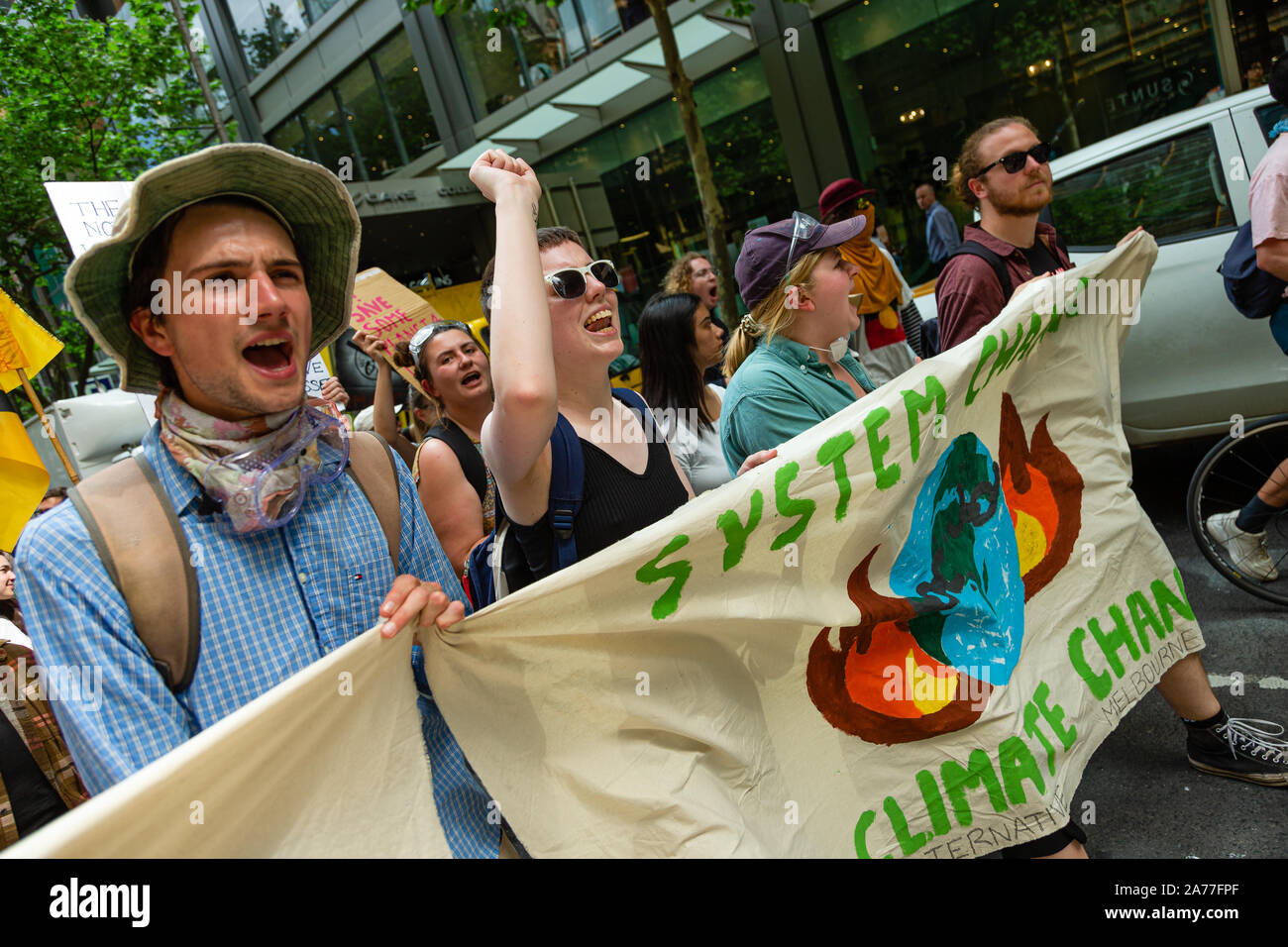 Melbourne, Australia. 31 October, 2019. Climate Change Activists, known ...