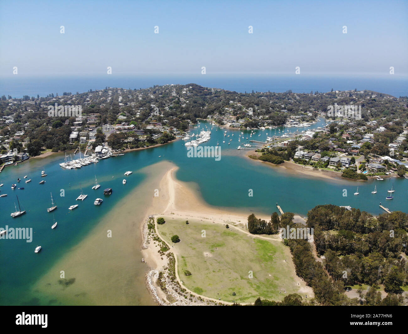 Northern Beaches Sydney Aerial Stock Photo Alamy