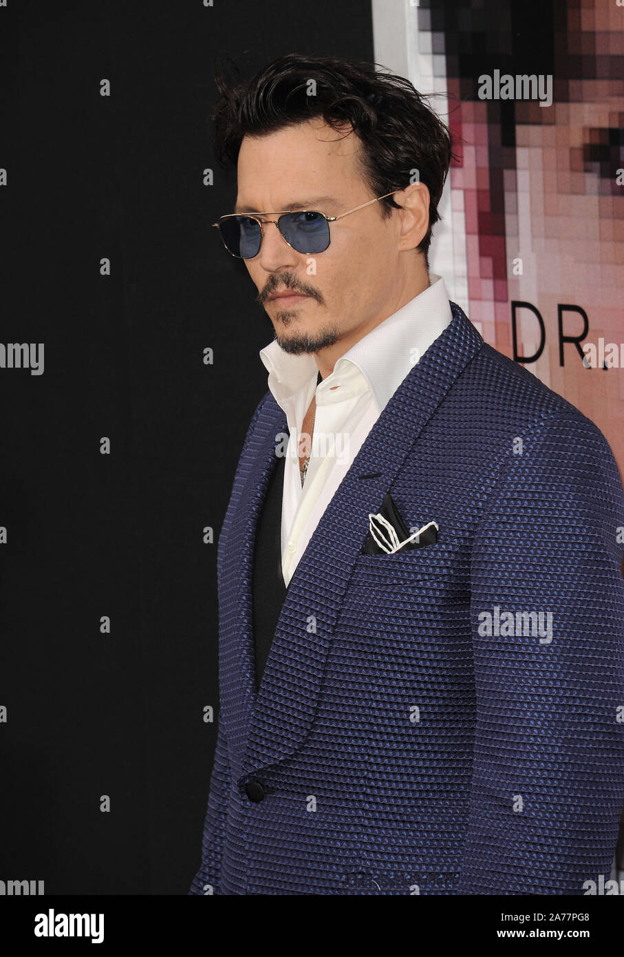 LOS ANGELES, CA - APRIL 10, 2014: Johnny Depp at the Los Angeles