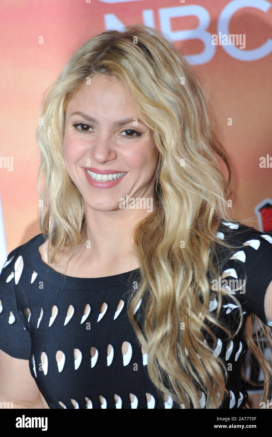 LOS ANGELES, CA - MAY 1, 2014: Shakira at the 2014 iHeartRadio Music