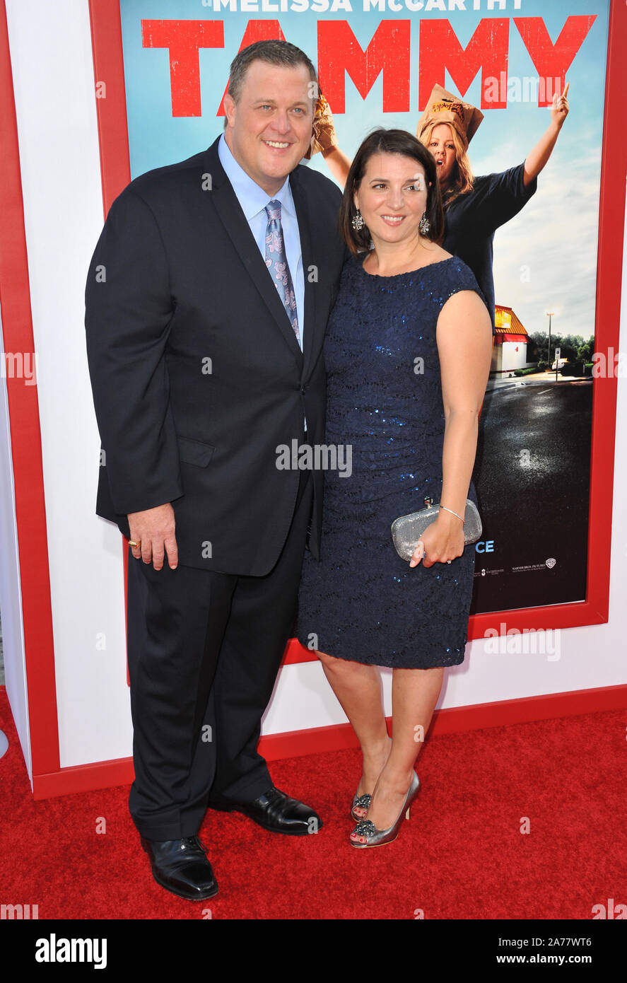 LOS ANGELES, CA - JUNE 30, 2014: Billy Gardell & wife Patty Gardell at
