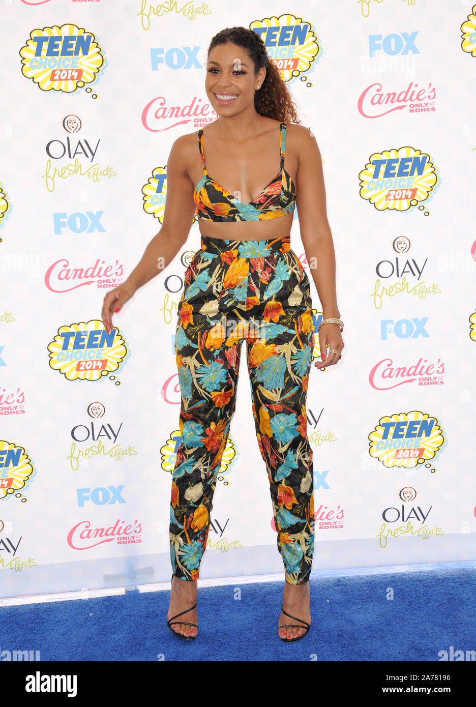 LOS ANGELES, CA - AUGUST 10, 2014: Jordin Sparks at the 2014 Teen Choice Awards at the Shrine Auditorium.© 2014 Paul Smith / Featureflash Stock Photo