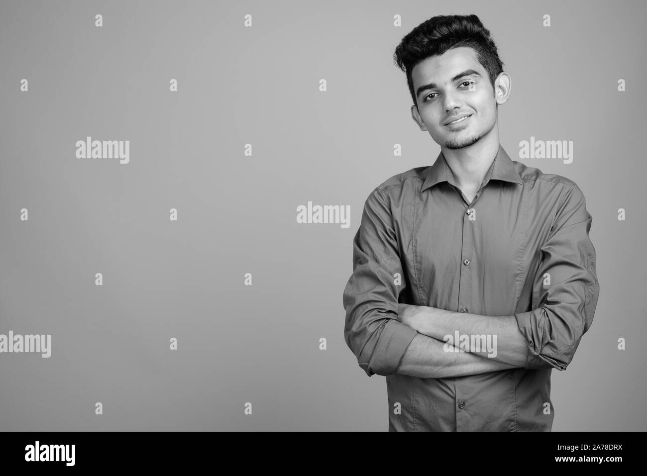 Skinny indian Black and White Stock Photos & Images - Alamy