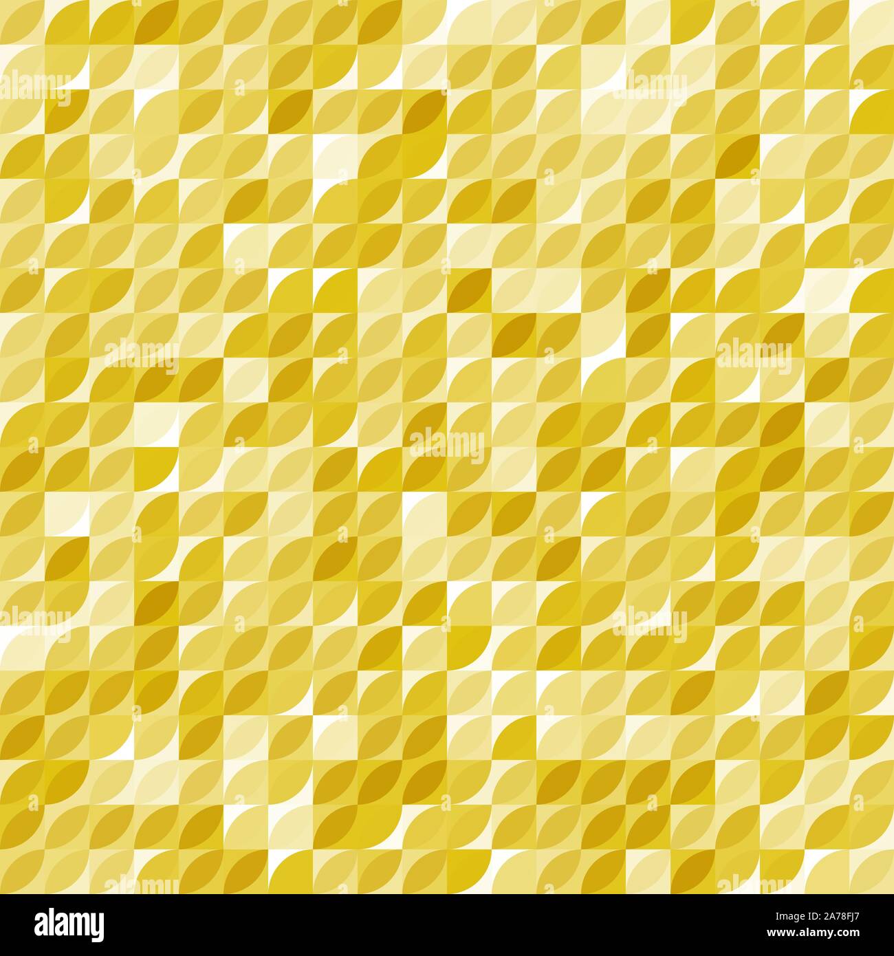 Seamless Modern Vector Pattern With Golden Elements Stock Vector