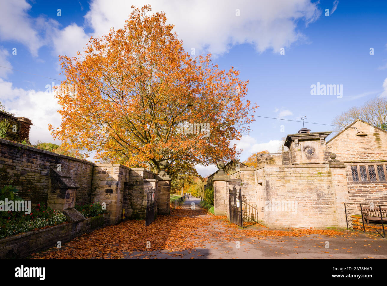 The wonderful and historic Shibden Hall in Halifax, West Yorkshire Stock Photo