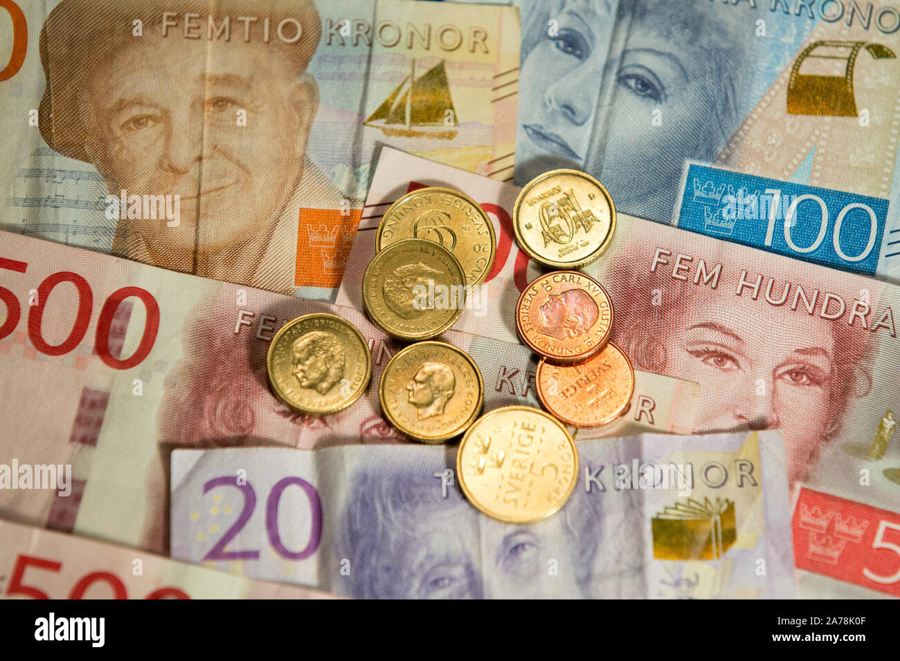 Swedish Krona Bills