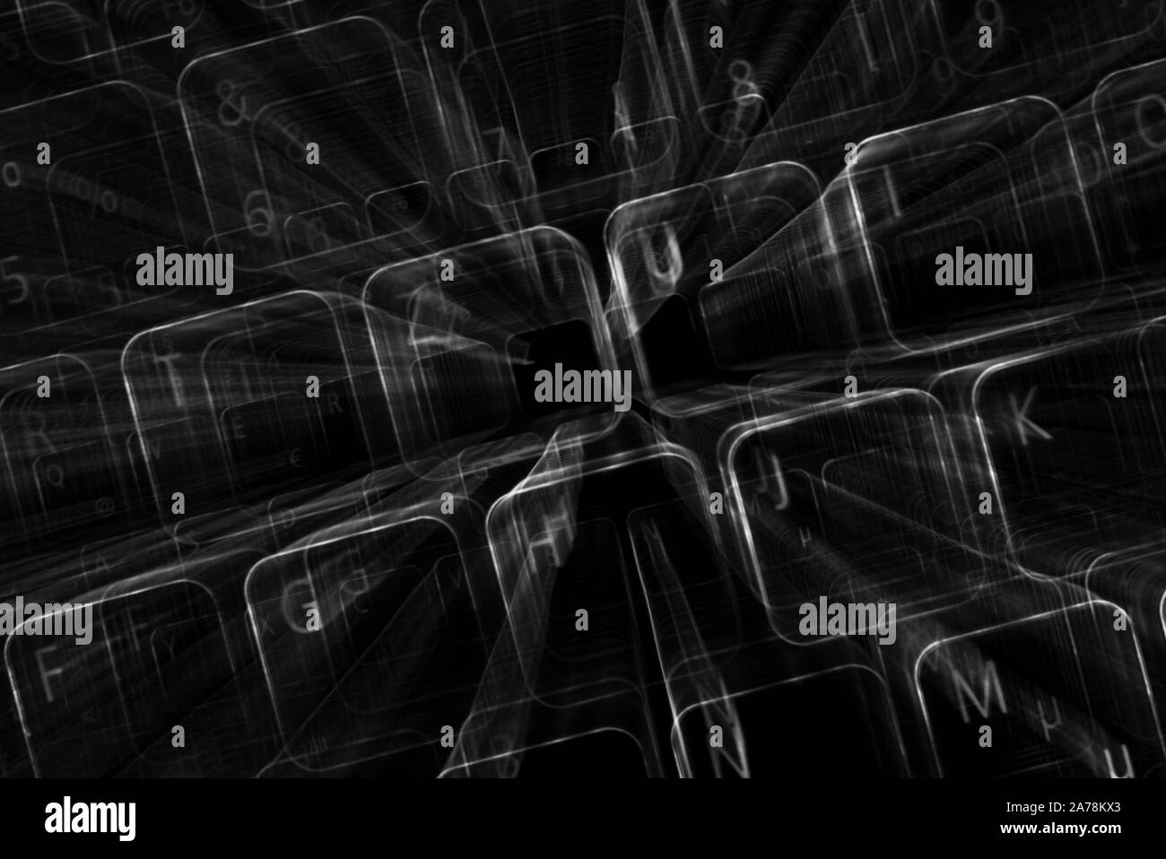Digital abstract bits data stream, cyber pattern digital background. Stock Photo