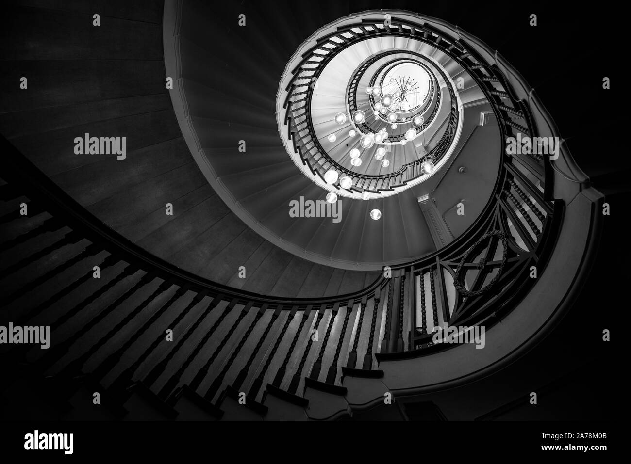 Cecil brewer staircase Black and White Stock Photos & Images - Alamy