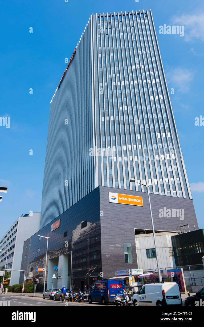 Wien Energie headquarters, Erdbergstrasse, Erdberg, Vienna, Austria Stock  Photo - Alamy