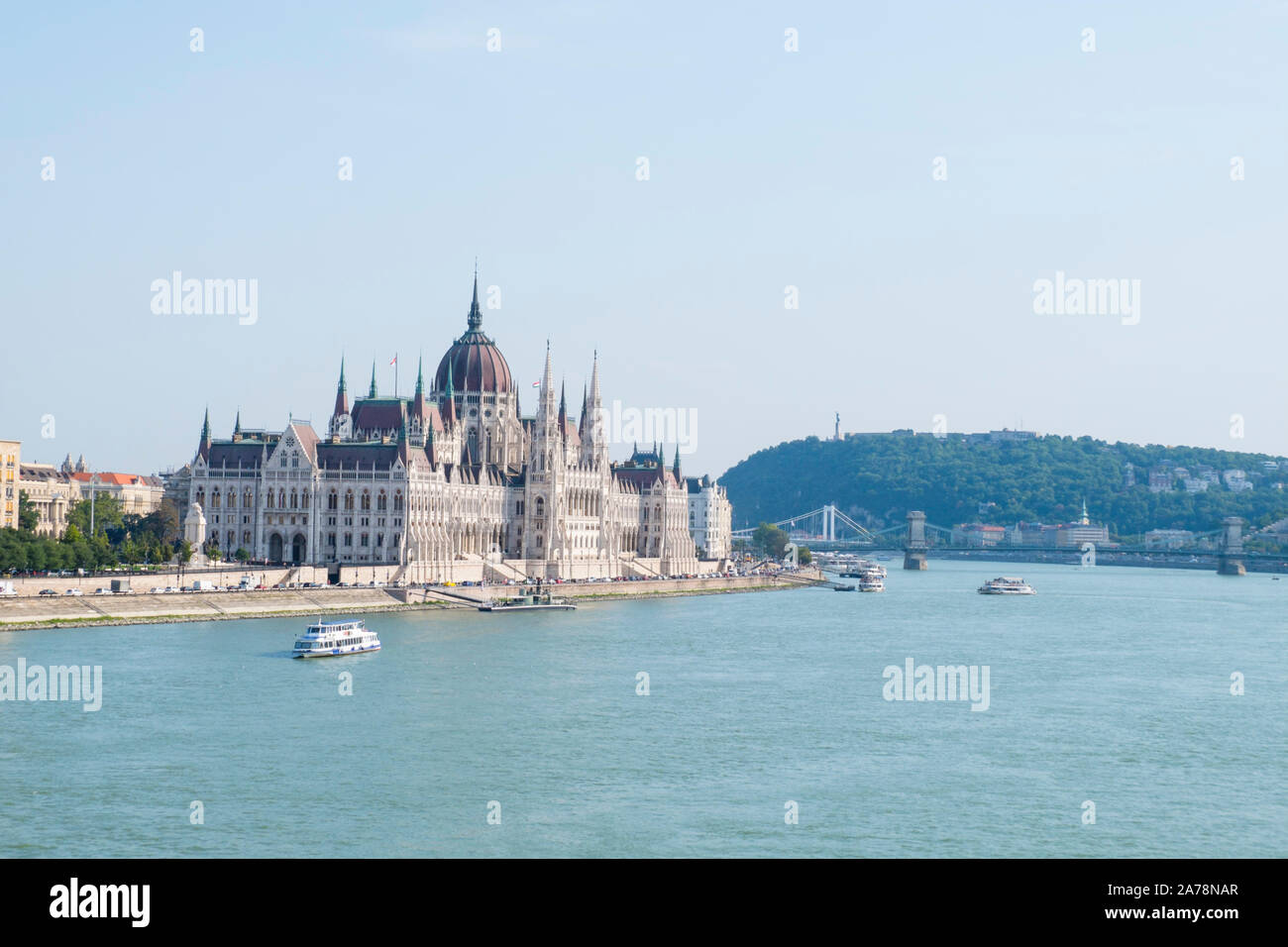 Országház, Hungarian Parliament Building, Budapest, Hungary Stock Photo