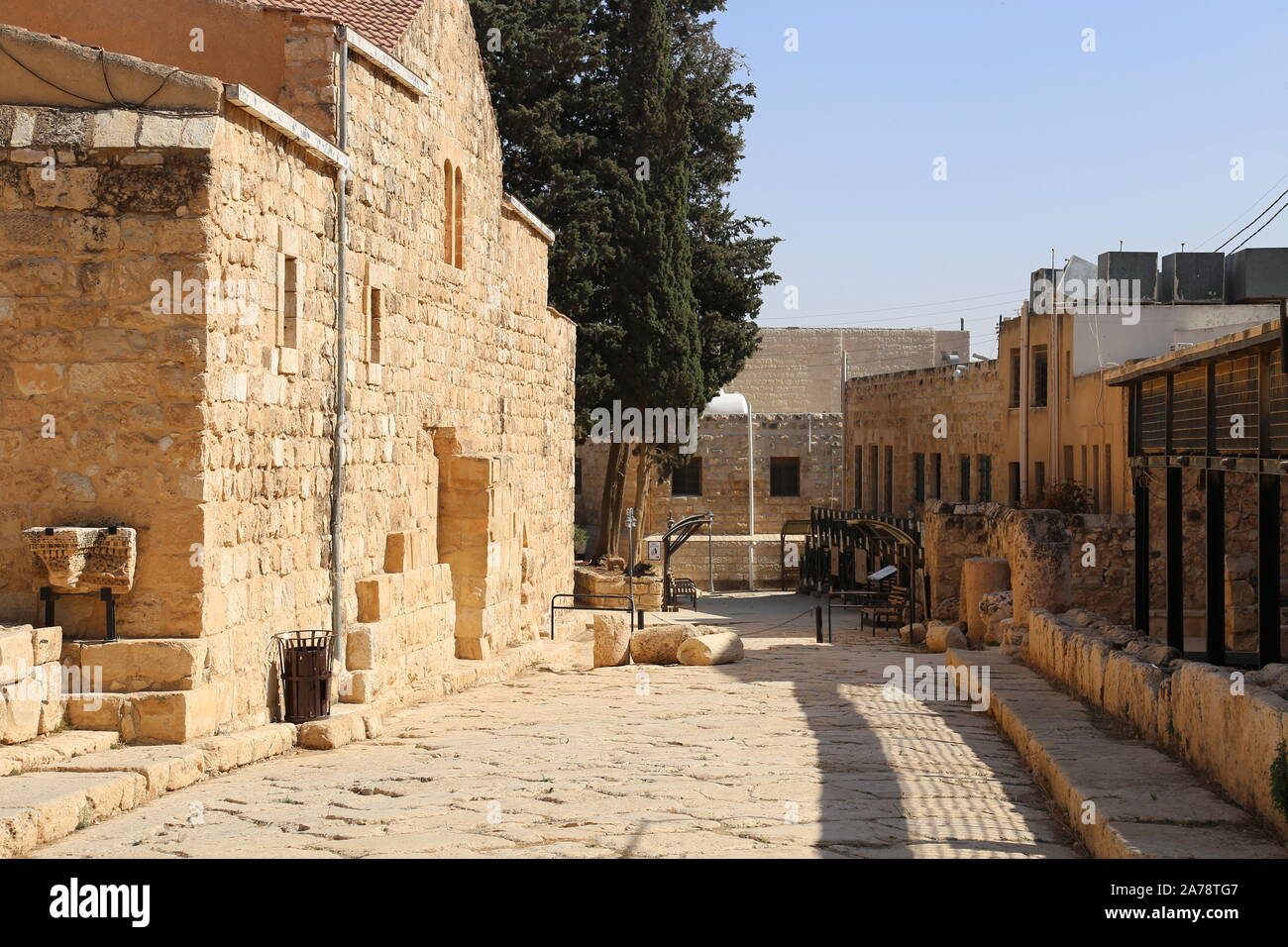 Church of the Virgin Mary and Decumanus (Roman Road), Archaeological