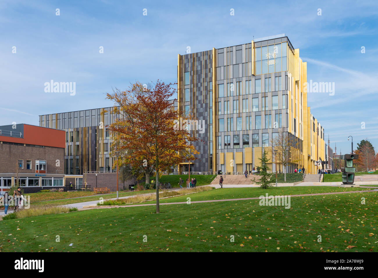 The new Main Library Building at the University of Birmingham in