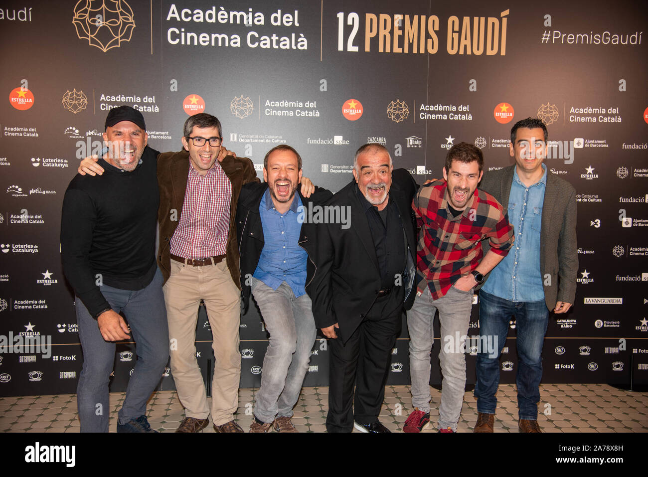 Barcelona Cataluña España 30/10//2019 la academia de cine presenta  la XII edición de los premios GAUDI 2019, Stock Photo